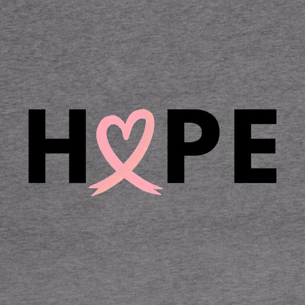 Pink Ribbon Hope Breast Cancer Survivor by LaurelBDesigns